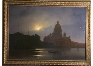 история одного шедевра… «Исаакиевский собор при луне» - фото - 1