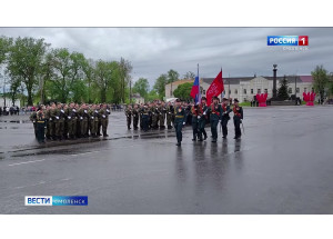 смоленские муниципалитеты провели парады в честь Дня Победы - фото - 1