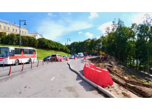 в Смоленске продлено ограничение движения на Большой Советской - фото - 1
